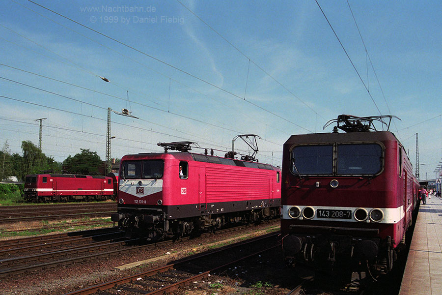 112 131 & 143 208 in Magdeburg Hbf