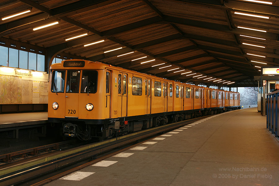 Wagen 720 in Möckernbrücke