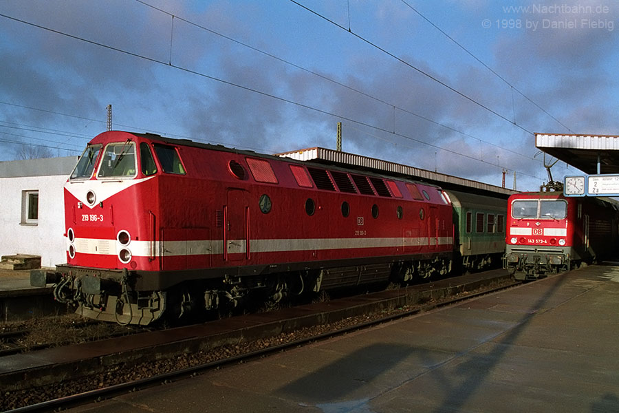 219 196 & 143 573 in Magdeburg Hbf