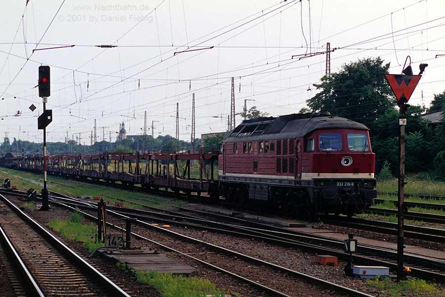 232 218 in Magdeburg Hbf